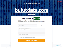 Tablet Screenshot of bulutdata.com